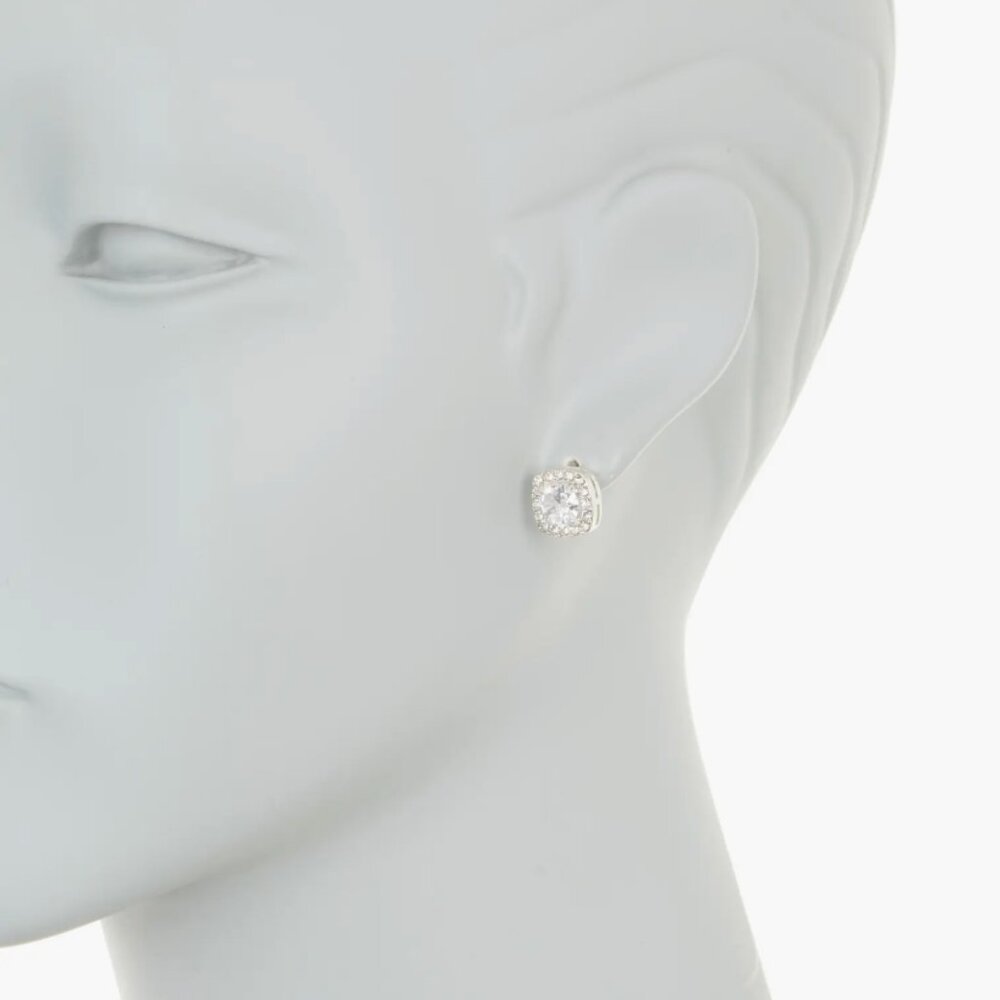 SPARKLE & ALLURE Cubic Zirconia Cushion Cut Pendant Necklace & Earrings Set NEW - Picture 3 of 3